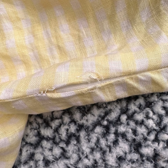 faithfull the brand yellow gingham bow front mini dress - Picture 8 of 8